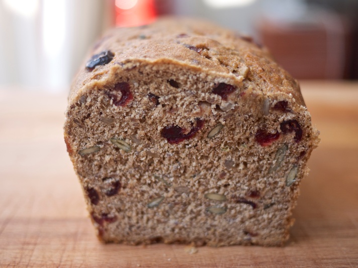 Seed and Berry Honey Whole Wheat Bread from Kiwi and Peach